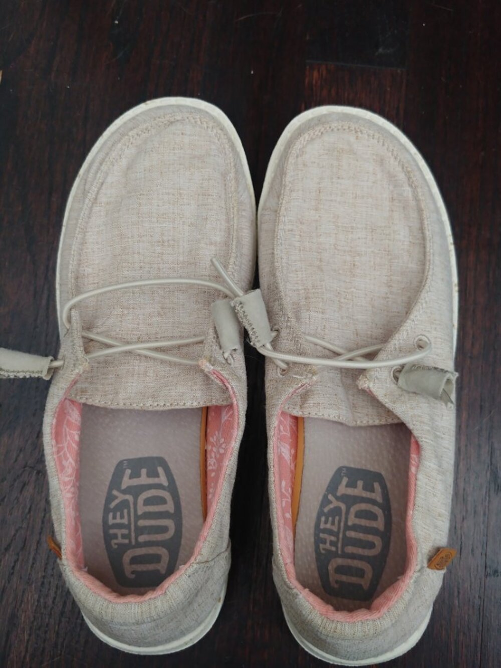 HEY DUDE women's slip-on shoes size 7